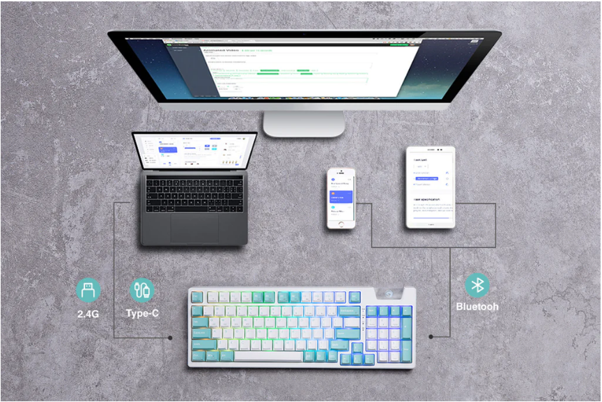 Teclado Linea PRO Gaming KG972W Marvo - Negro