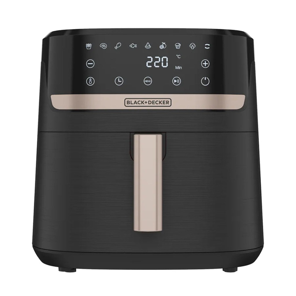 Black + Decker freidora de aire 8L purifry digital color negro - AFBD82-1BDLA