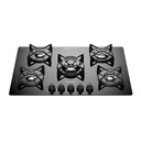 Frigidaire plantilla de gas 30"   vidrio templado empotrable 5 quemadores FTGC3050VB