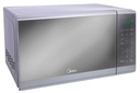 Midea microondas 0.7Pc puerta acabado espejo gabinete Gris-B MMDF07S2MG