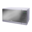 Midea microondas 0.7Pc puerta acabado espejo gabinete Gris-B MMDF07S2MG