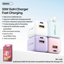 Cargador Cubo Casa RP-U25 Serie Flash - Morado