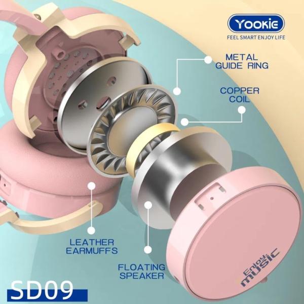 Audifonos Manos Libres SD09 Yookie - Blanco