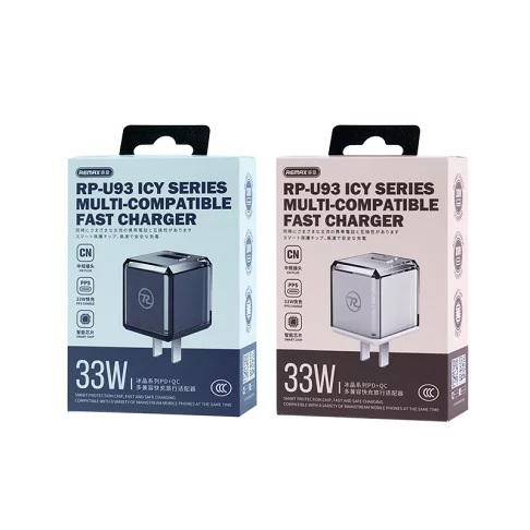 Cargador Cubo Casa RP-U93 Serie Icy Remax - Blanco