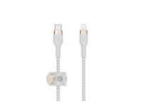 Belkin BoostCharge - Cable Lightning - 24 pin USB-C macho a Lightning macho 2 m - blanco
