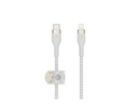 Belkin BoostCharge - Cable Lightning - 24 pin USB-C macho a Lightning macho 2 m - blanco