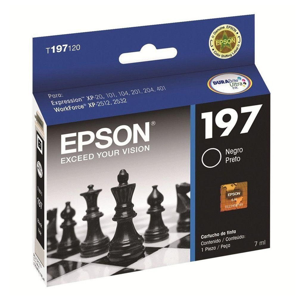 Epson T197 - Gran capacidad - negro original - cartucho de tinta