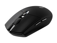 Logitech G G305 - Ratón - óptico 6 botones - inalámbrico - 2.4 GHz - receptor inalámbrico USB - negro