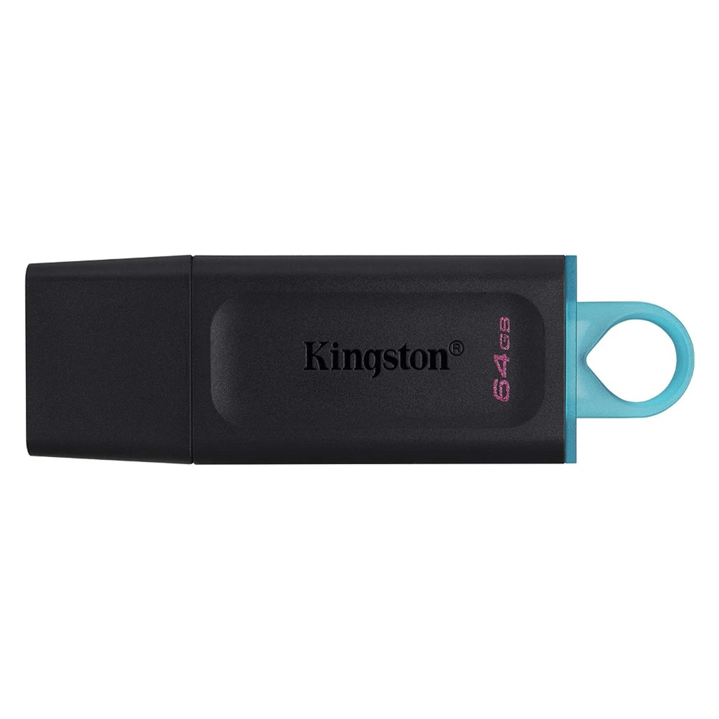 Kingston DataTraveler Exodia - Unidad flash USB - 64 GB USB 3.2 Gen 1 - negro con turquesa