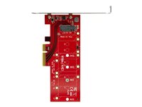 StarTech.com Adaptador PCI Express 3.0 x4 a M.2 para SSD - NGFF AHCI o NVMe - Adaptador de interfaz