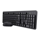 Trust combo de teclado y mouse inalámbricos y silenciosos ES ODY II - 25020
