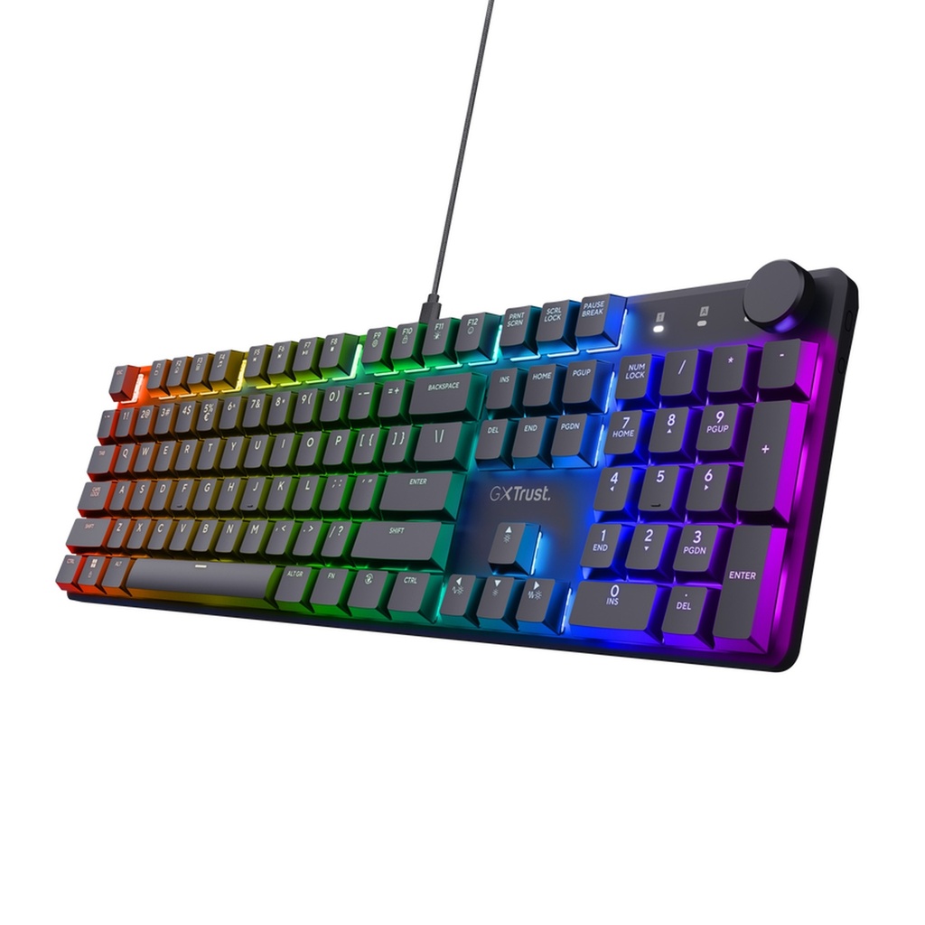 [TR00121] Trust Teclado GXT 866 Torix Mecánico Gaming US - 24910