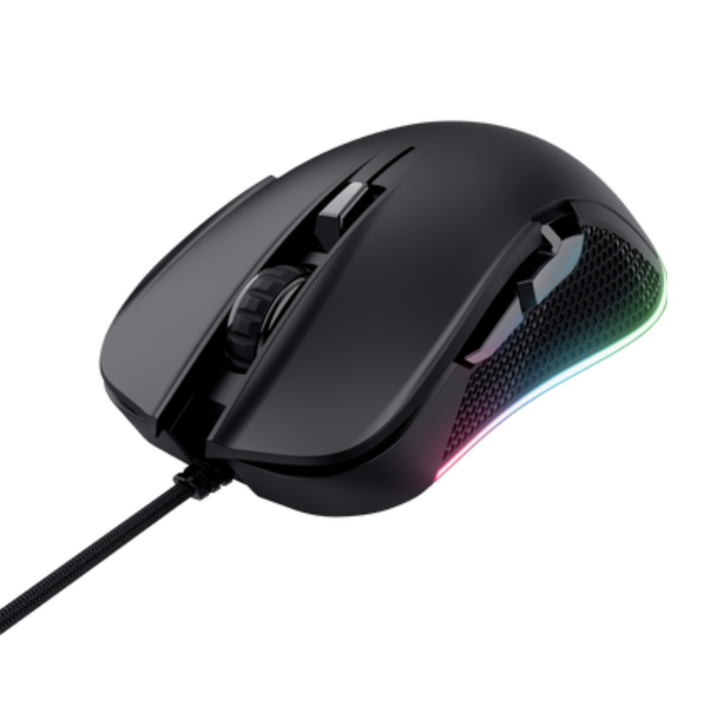 [TR00123] Trust Mouse Gaming GXT 923 YBAR RGB 7200 DPI Negro - 24729