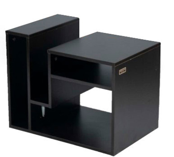 [KN00032] Kenneth Cole mesa auxiliar multifuncional colo negra W60 x H48 x D40 cm-KCWD2022056-B