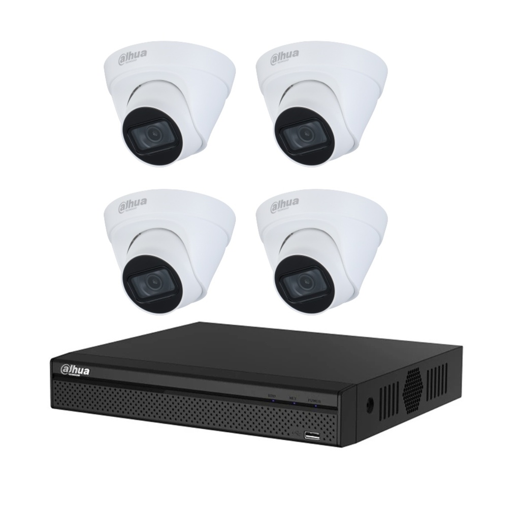 [DH00018] Dahua Kit Camaras 4Ch NVR Seguridad DH-KIT/NVR1104HS-P-S3