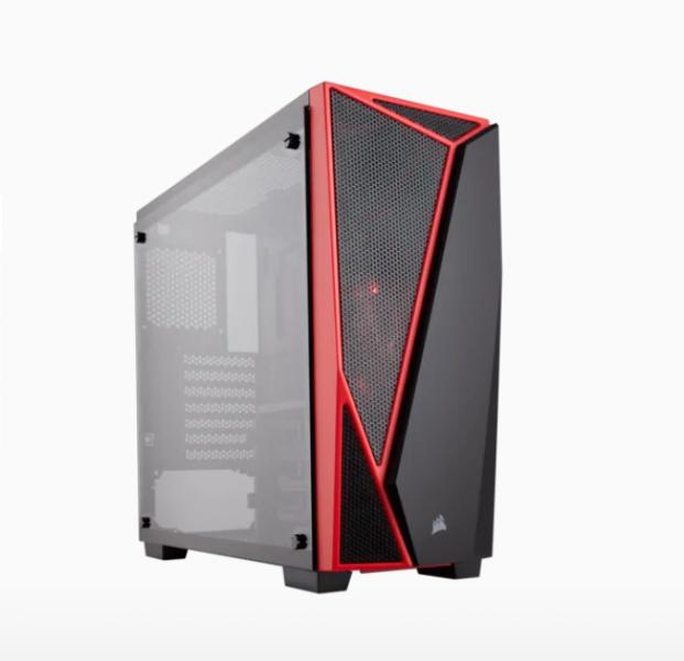 Corsair Carbide Spec-04 Case Gaming Negro/Rojo Vidrio Templado