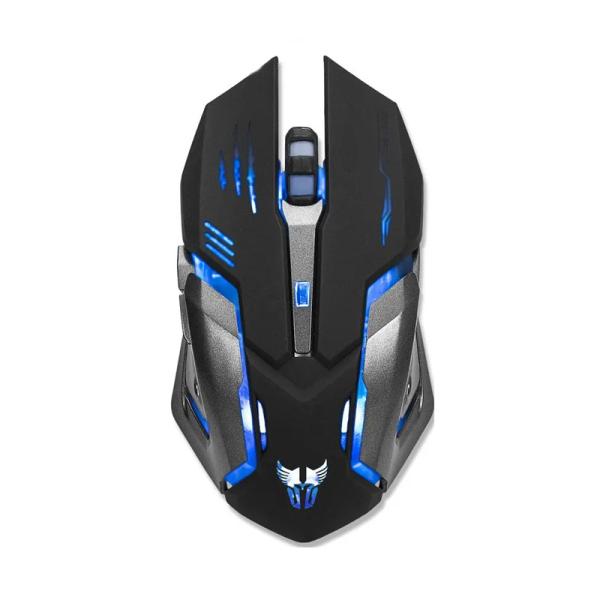 [1600007] Mouse Gaming RGB Argom Combat Alambrico 3200 DPI Negro-Plateado