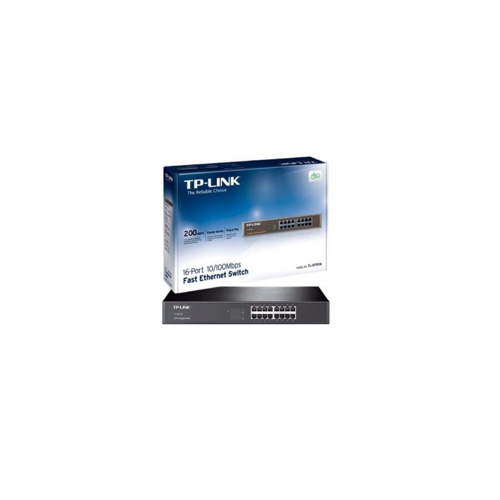 [5800056] Switch TP Link 16 Puertos 10/100 TL-SF1016 Conectividad Fiable