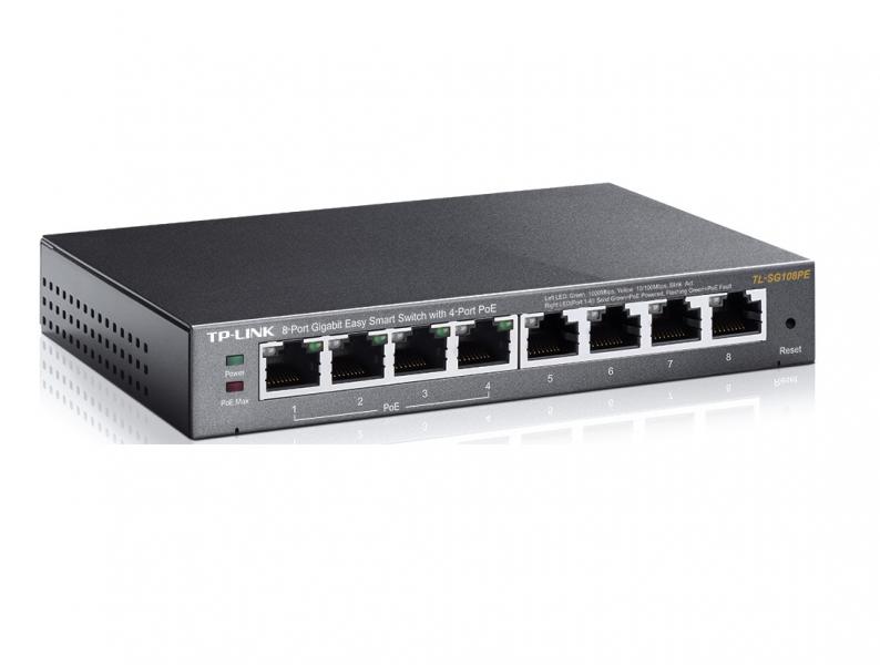 [5800063] Switch TP Link 8 Puertos Gigabit Gestionable TL-SG108PE