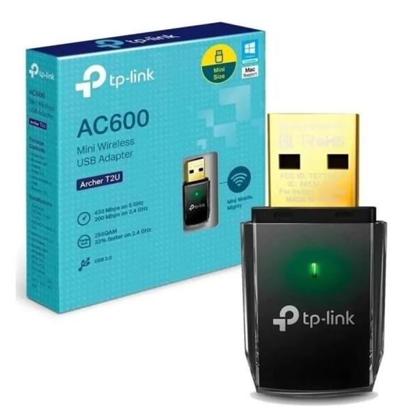 [31003] Adaptador TP Link Inalambrico Dual Band Mini Archer T2U AC600