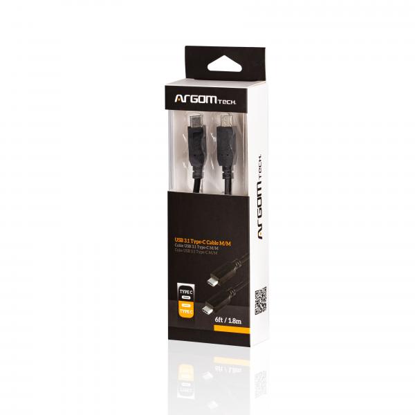 [1205050] Cable Argom USB 3.1 Type C a Type C 1.8m ARG-CB-0063