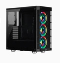 Case Gaming RGB Corsair iCUE 465X Negro - Vidrio Templado