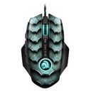 Mouse Gaming Sharkoon Drakonia Alámbrico 5000 Dpi Negro/Aqua
