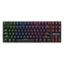 Teclado Gaming Sharkoon Purewriter TKL Mecánico Switch Rojo Inglés