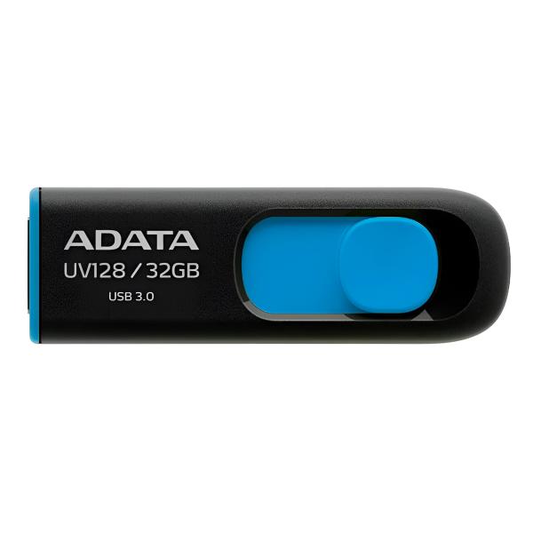 [17079] Memoria USB 32GB Adata UV128 USB 3.2 Gen 1 - Negro/Azul