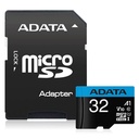 MEMORIA MICRO SDHC 32GB ADATA CLASE 10 100 MB/S 25 MB/S PARA TELÉFONOS INTELIGENTES ANDROID, TABLETAS, CÁMARAS DIGITALES AUSDH32GUICL10A1-RA1