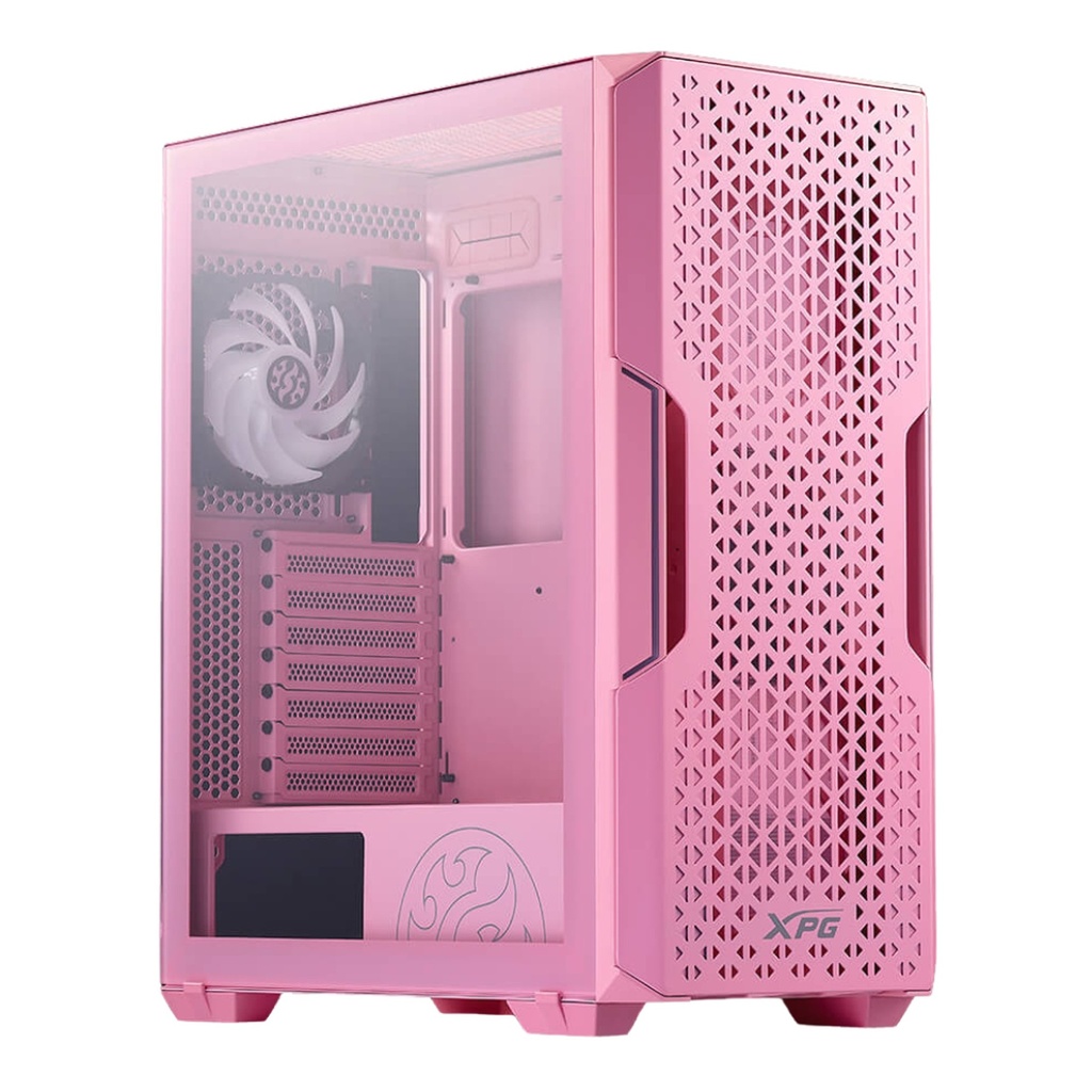 XPG Starker Case Gaming Mid Tower Blanco Vidrio Templado