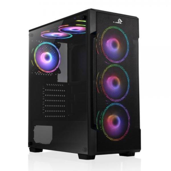 [23259] X-LION H2-520 Case Gaming Vidrio Templado 3 Ventiladores USB 3.0