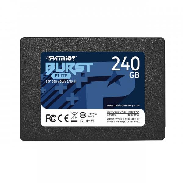 [360104008] Patriot SSD Interno 240GB Burst Elite 2.5" SATA III Negro