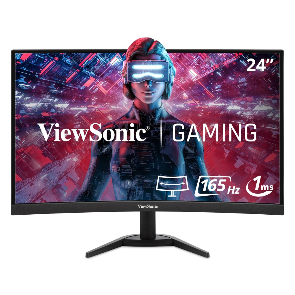 [22236] Monitor 24" Viewsonic VX2468-PC-MHD Full HD Curvo 165Hz