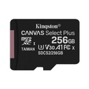 Kingston tarjeta de memoria micro SD canvas c/adaptador (clase 10) SDCS2/256GB