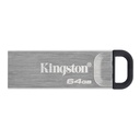MEMORIA USB 64GB KINGSTON DATA TRAVELER KYSON USB-A 3.2 GEN 1 DTKN/64GB - PLATEADO