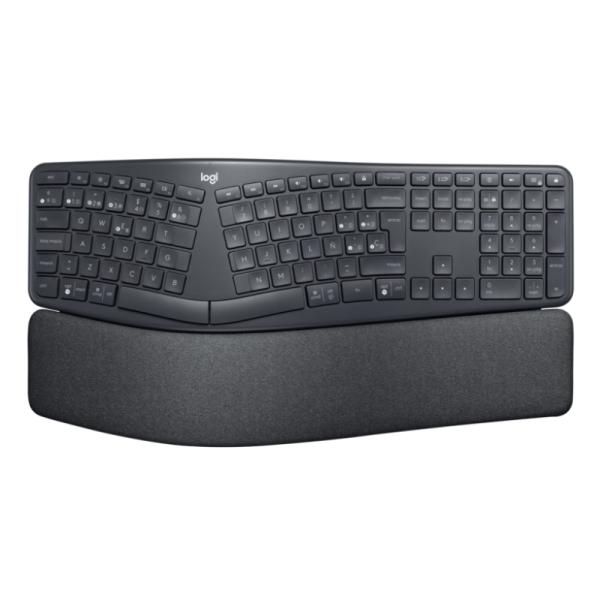 [1225076] TECLADO LOGITECH ERGO K860 FOR BUSINESS MEMBRANA INALÁMBRICO BLUETOOTH ESPAÑOL 920-009845 - NEGRO