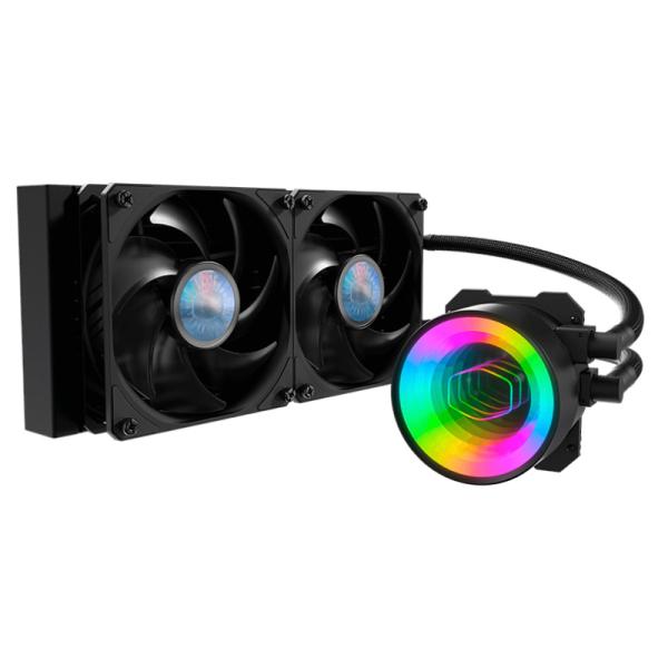 [1208294] ENFRIAMIENTO LIQUIDO RGB COOLER MASTER MASTERLIQUID  ML240 MIRROR ARGB AIO 240MM MLX-D24M-A18PK-R1 - NEGRO
