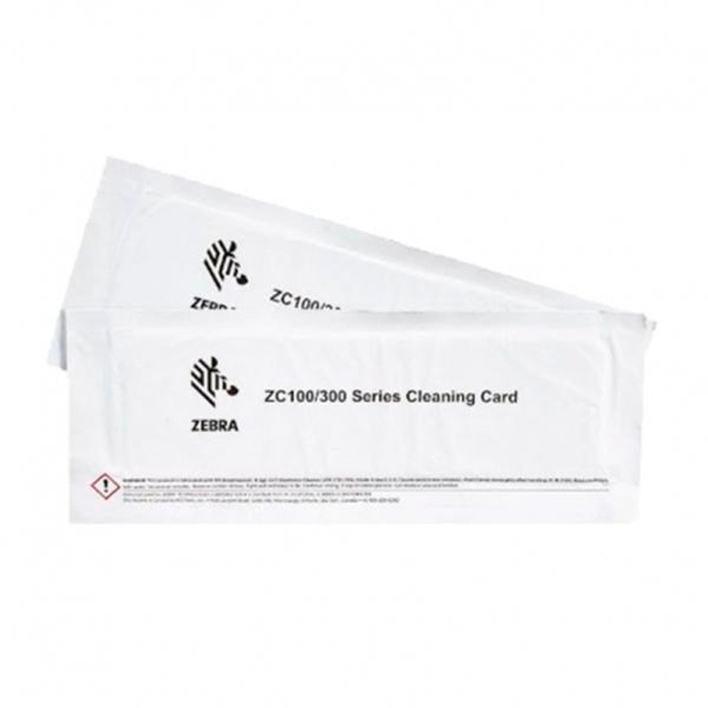 [1226046] KIT DE LIMPIEZA ZEBRA ZC100/300 2 CARDS 105999-311-01