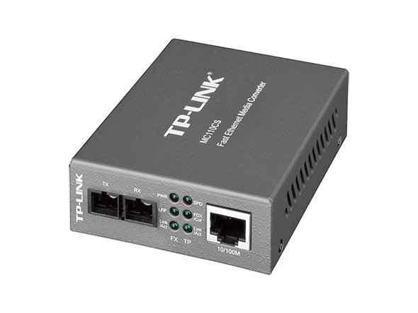 [1205154] ADAPTADOR TP LINK CONVERTIDOR  10/100 MBPS SINGLE MODE MC110CS UN