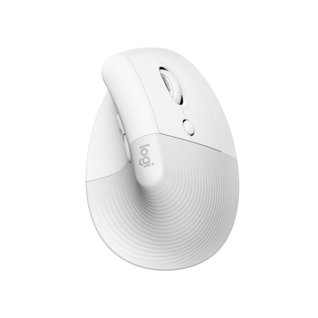 [1225105] Logitech Mouse Lift Vertical Ergonómico Inalámbrico Bluetooth Blanco
