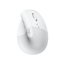 Logitech Mouse Lift Vertical Ergonómico Inalámbrico Bluetooth Blanco