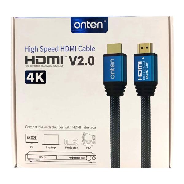 Onten Cable Hdmi Ot-8308 15M Negro Alta Velocidad 4K