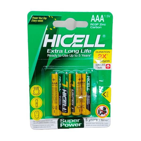 [6921771988240] Baterias AAA R03P x4