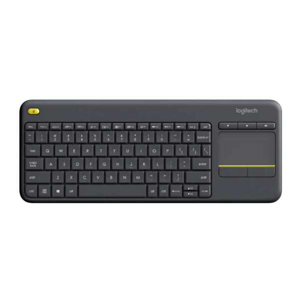 [1201031] Logitech K400 Plus Teclado Inalámbrico con Touchpad Negro