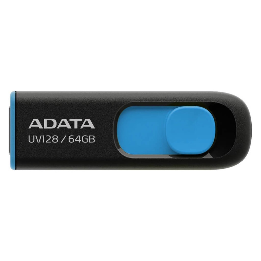 [17081] Memoria USB 64GB Adata AUV128 USB 3.2 Gen 1 - Negro/Azul