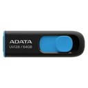 Memoria USB 64GB Adata AUV128 USB 3.2 Gen 1 - Negro/Azul