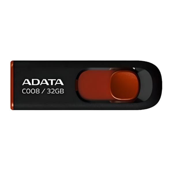 [17086] Memoria USB Adata AC008 32GB Negra/Roja - USB 2.0