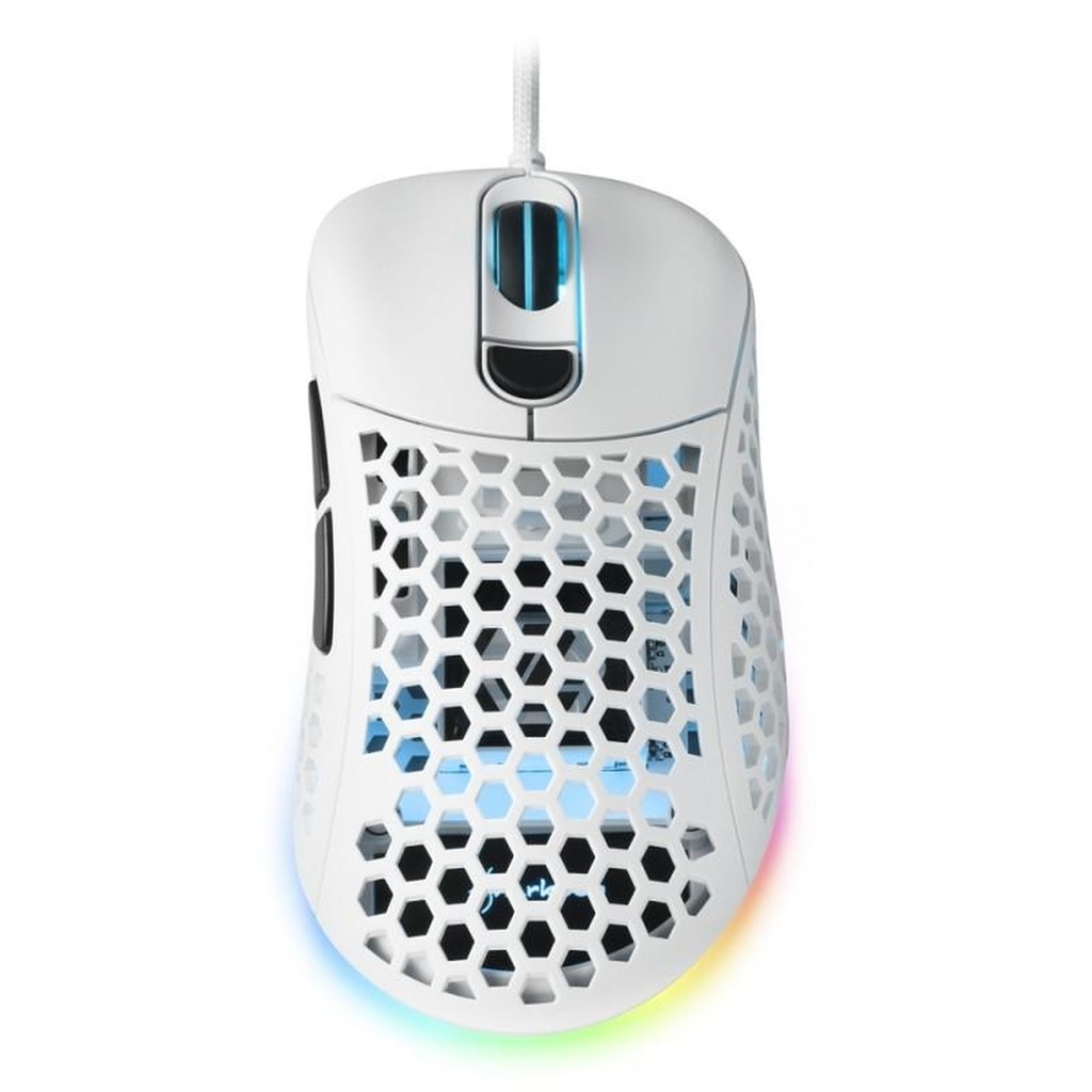 [1202162] Mouse Gaming RGB Sharkoon LIGHT2 200 Alámbrico 16000 Dpi Blanco