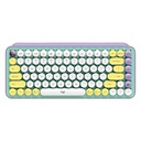 Logitech Pop Keys Teclado Mecánico Inalámbrico Bluetooth Español Lila/Menta